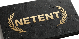 NetEnt Logo auf schwarzem Marmor - Klassiker-Provider bei Legiano